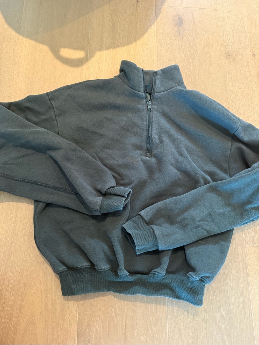 SkimsQuarter-Zip Pullover Sweatshirt - Dark green